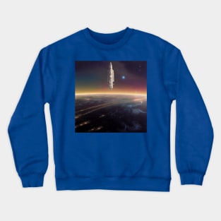 Interplanetary Spaceport Crewneck Sweatshirt